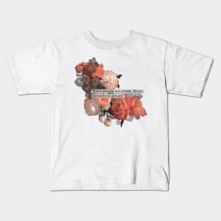 Vintage, aesthetic, cottagecore, fashion, love, romantic, soft aesthetic, flowers, sky, positivity, good vibes, music, fashion, art, artsy, unique, gifts Kids T-Shirt